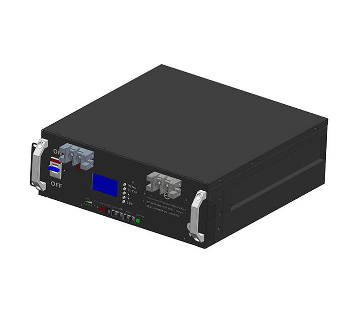 51.2V 100Ah Lifepo4 Battery Module, 19&#8243; 3U Cabinet, For UPS