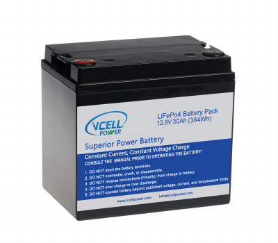 12V 30Ah Deep Cycle Lifepo4 Battery With BMS