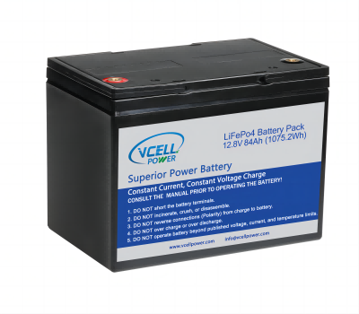 12V 84Ah Lithium Lifepo4 Battery For Solar Golf Cart RV