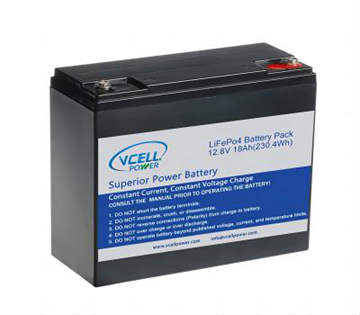 12V 18Ah LiFePo4 Battery For Solar Light