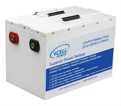 25.6V 200Ah Lithium Lifepo4 Battery Pack For RV Solar System