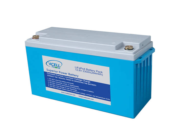 12V 230Ah Deep Cycle Lithium LiFePo4 Battery For Rv, Solar, Marine