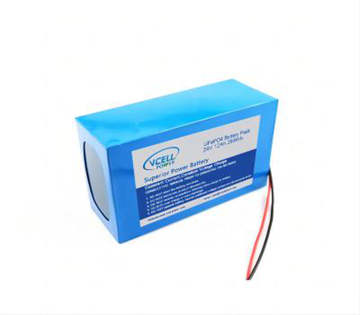 24V 12Ah Rechargeable LiFePo4 Battery Pack
