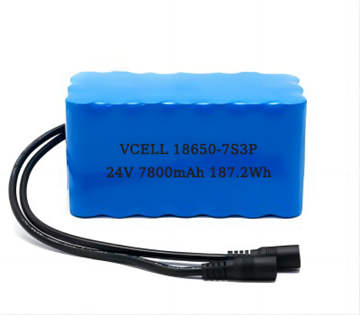 24V 7.8Ah 18650 Li-Ion Battery Pack For Cropper/Sprayer/Electric Scooter