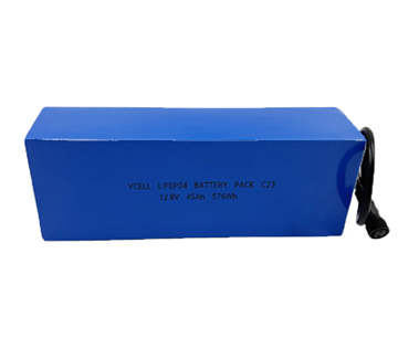 VCELL 12.8V 45Ah Deep Cycle Rechargeable Lifepo4 Battery Pack
